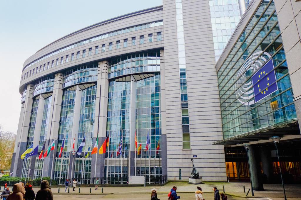 GettyImages-2195386841.jpg Sede da Comissão Europeia: empresas brasileiras pedem pressa para concluir o acordo do Mercosul com o bloco europeu