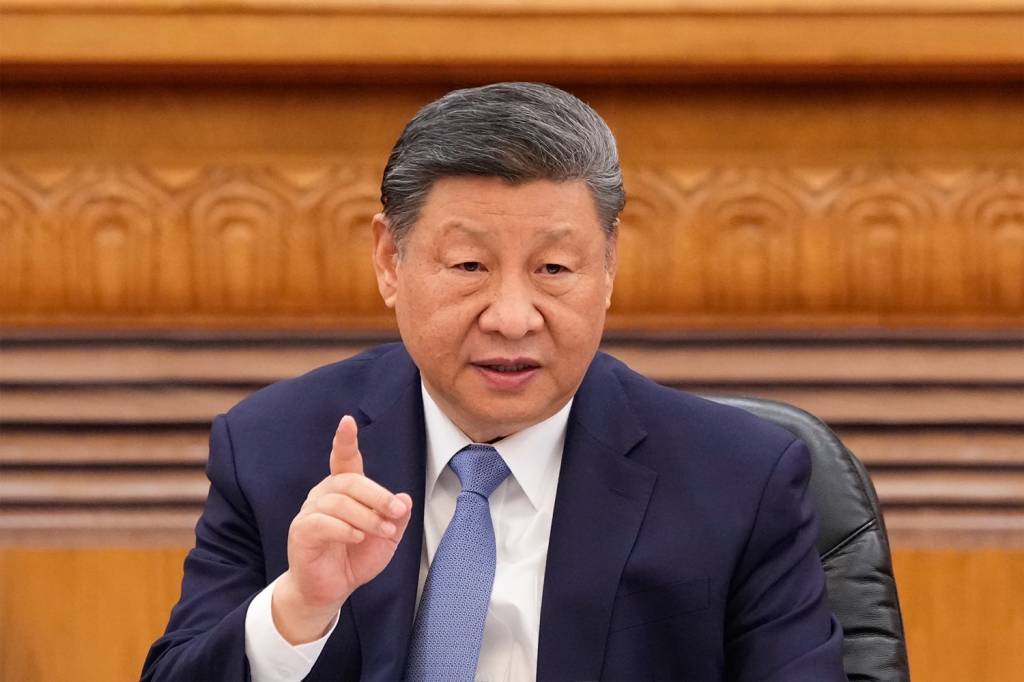 GettyImages-2206628851.jpg APOSTA ALTA - Xi Jinping: disposição de ir até o fim na disputa com a potência rival
