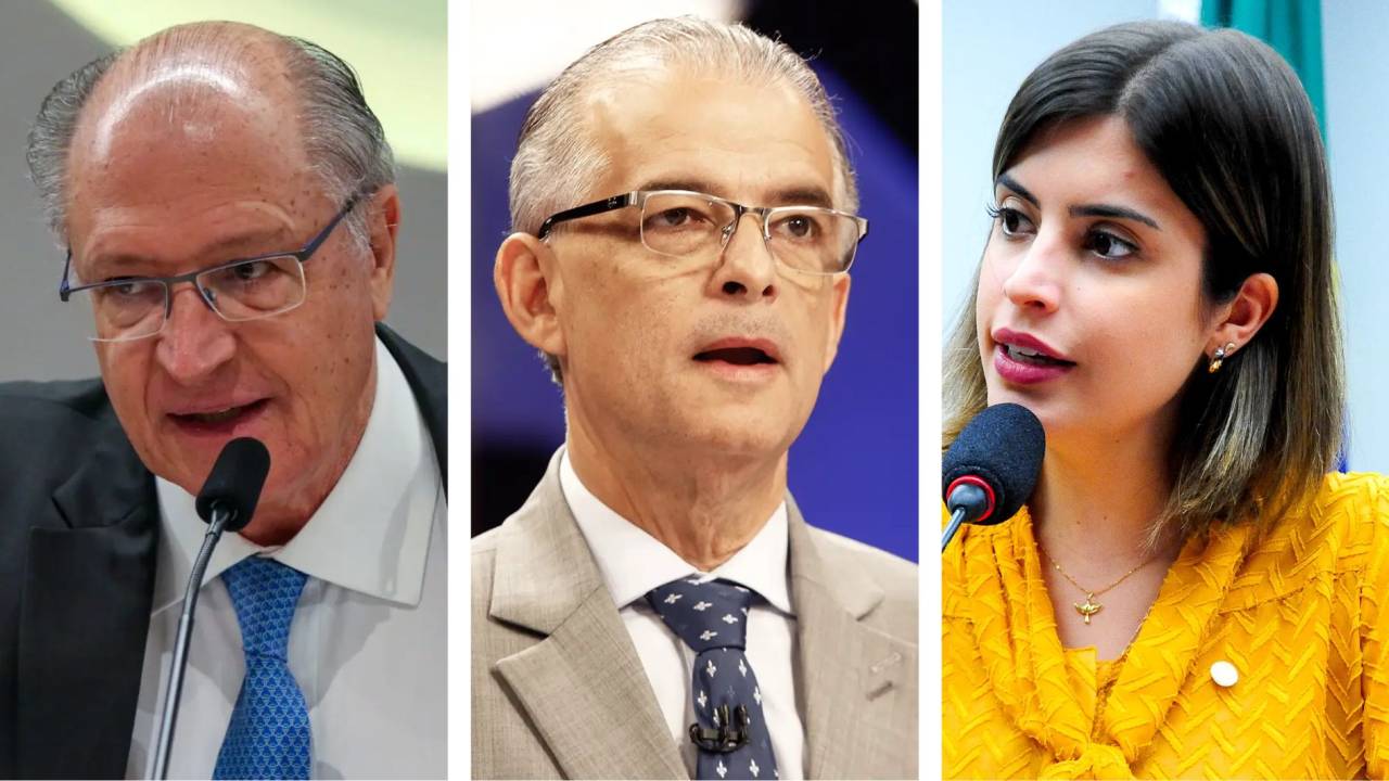 Geraldo Alckmin, Márcio França e Tabata Amaral
