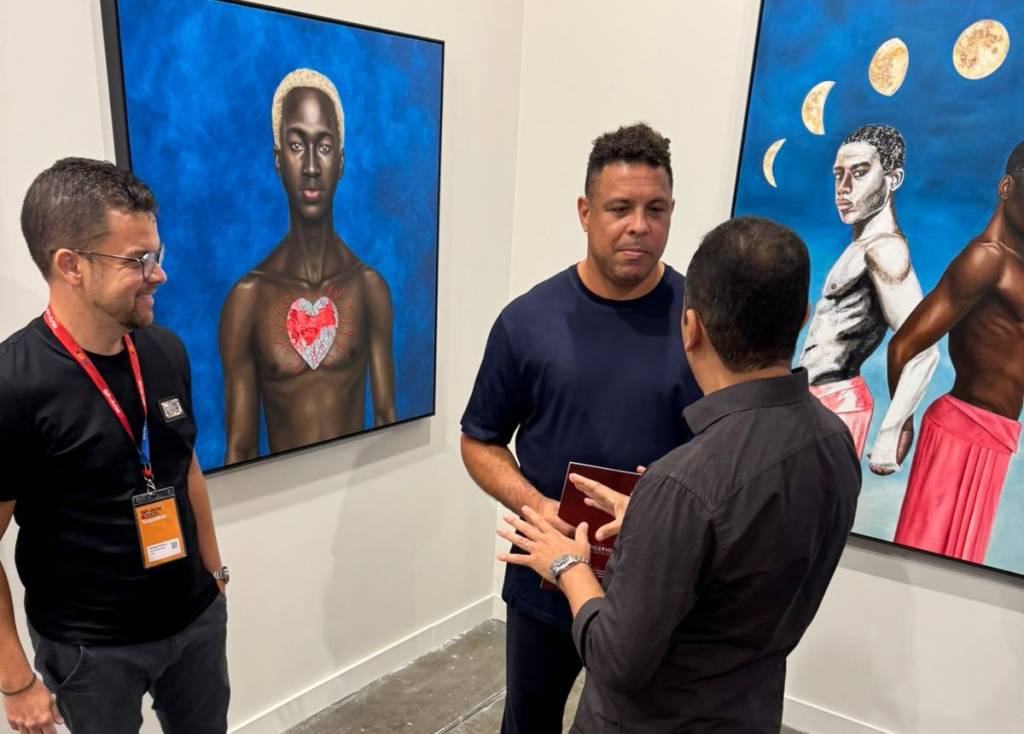 A explicação de pintura de artista baiano comprada por Ronaldo Fenômeno