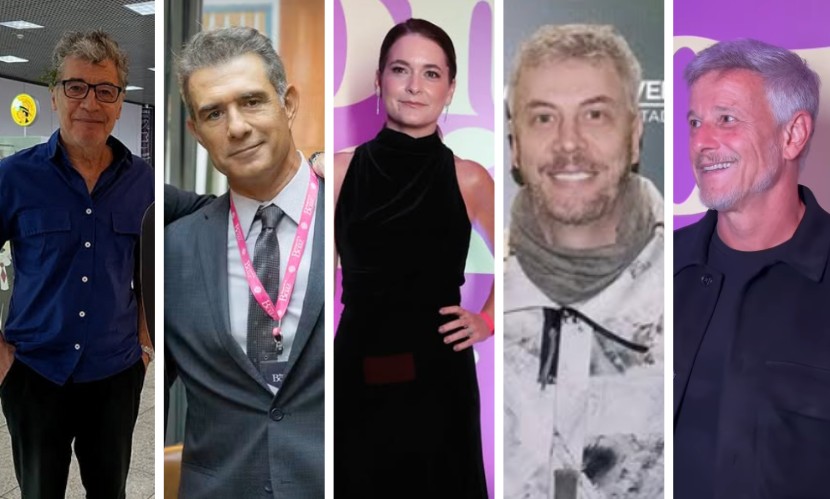 Paulo Betti, Marcos Pasquim, Cláudia Abreu, Guilherme Weber e Marcello Novaes