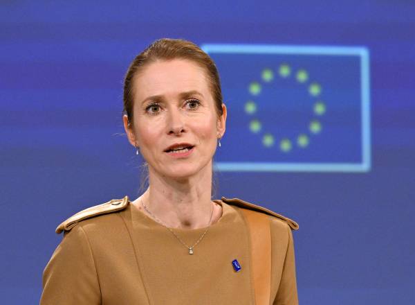 A chanceler da União Europeia, Kaja Kallas. 28/05/2025