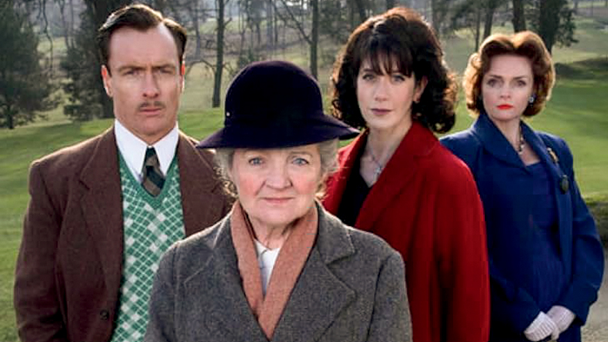 Crédito: DIvulgação- – -Agatha Christie’s Marple SAGAZ - Julia McKenzie como Miss Marple em série inglesa: detetive idosa de Agatha Christie