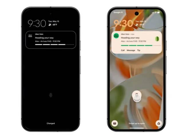 8 Novo sistema de notificação Live Notification do Android 16