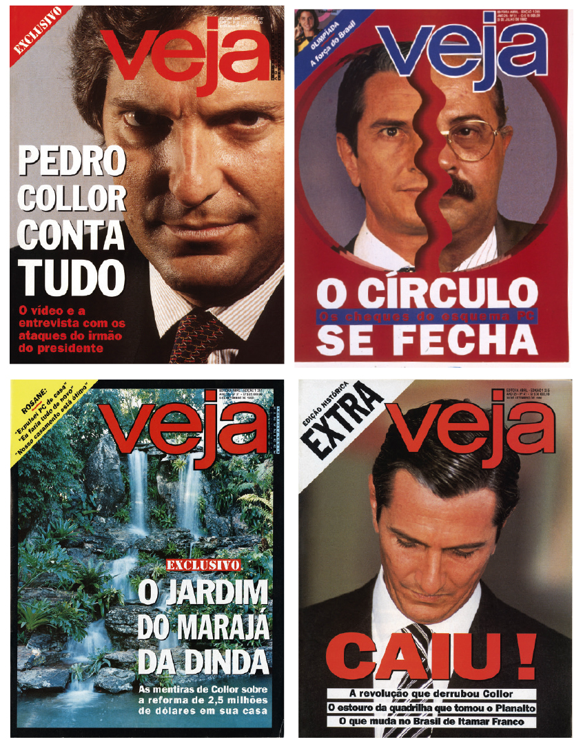 Capa RASTILHO - Reportagens de VEJA: o início da derrocada da turbulenta carreira política do ex-presidente