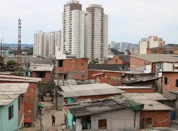 A Favela do Moinho, no bairro do Bom Retiro, centro de São Paulo