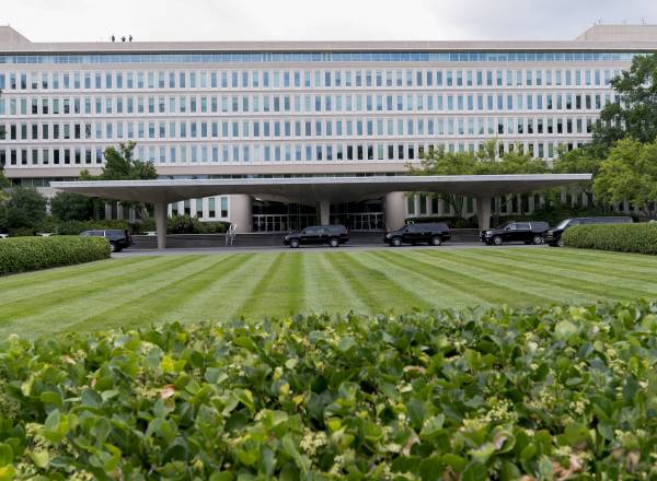 Sede da Agência Central de Inteligência (CIA) em Langley, na Virgínia, nos Estados Unidos.