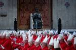 Cardeais durante missa no Vaticano – Conclave