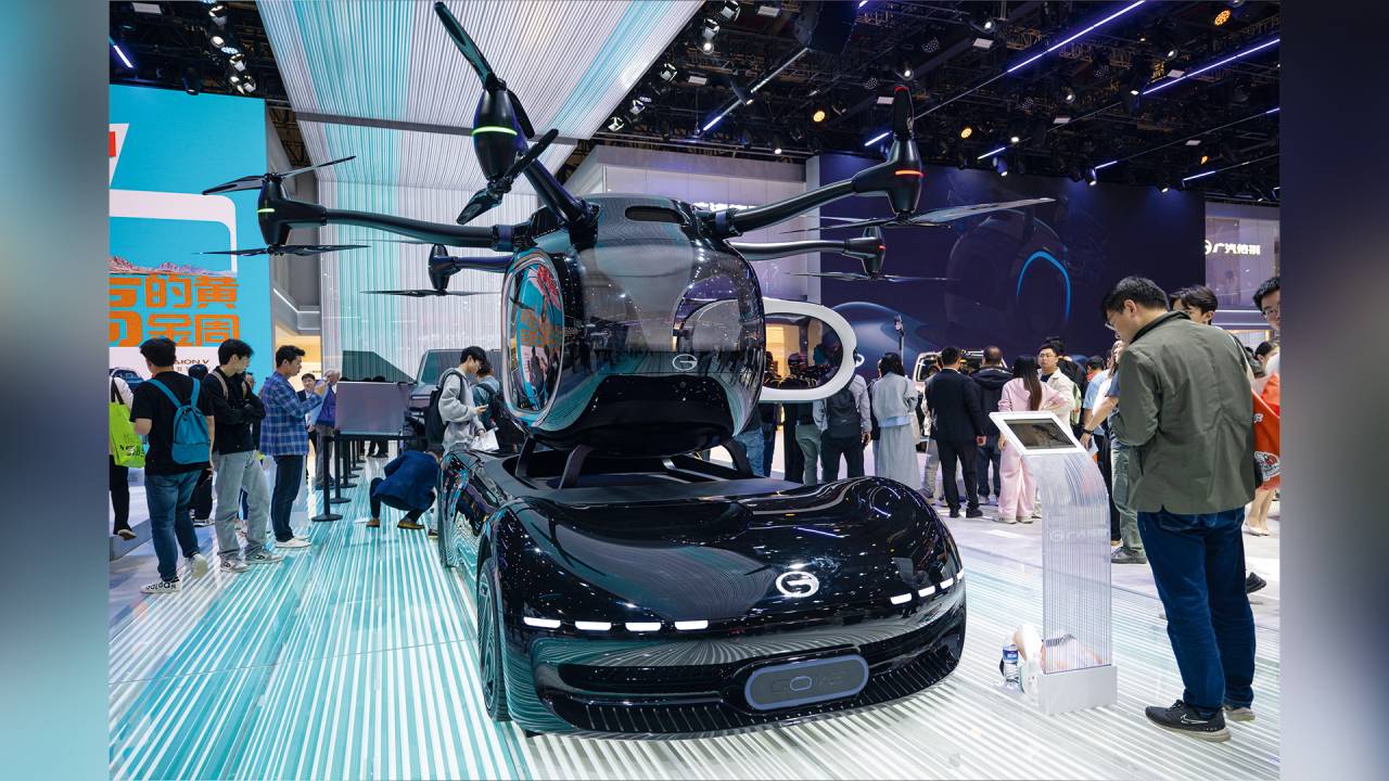 CONCEITO - O protótipo Gove, da GAC, carro voador que decola do chassi do carro: visão estratégica