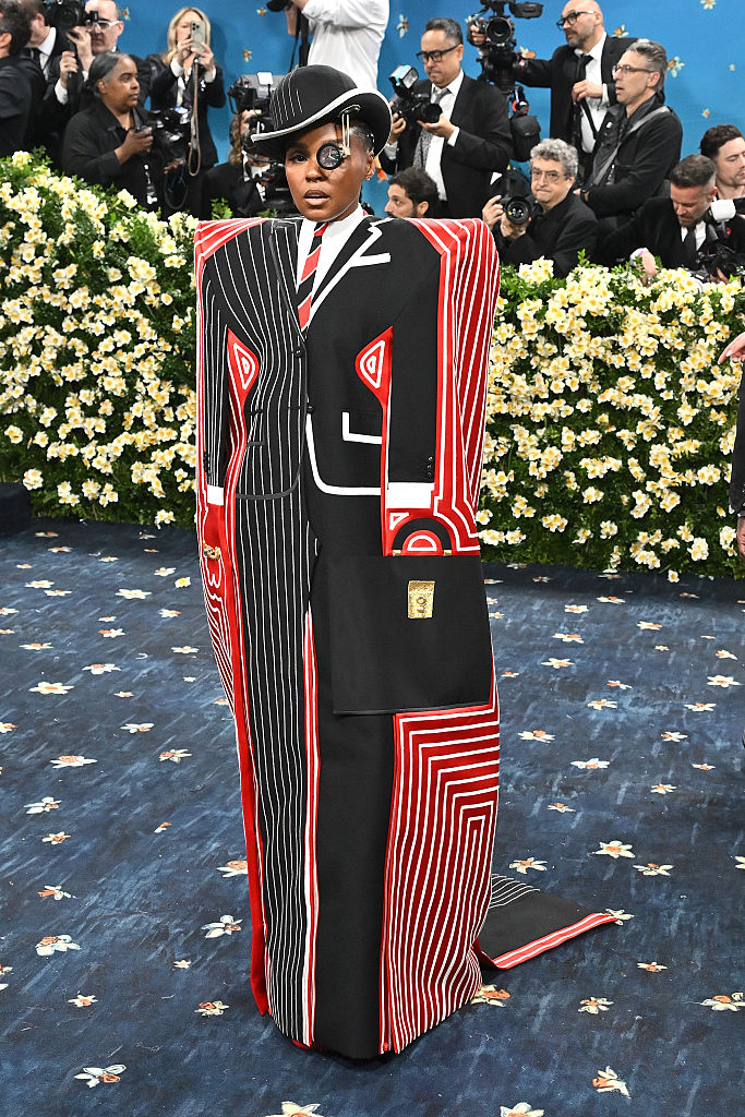 The 2025 Met Gala Celebrating “Superfine: Tailoring Black Style” Janelle Monae veste Thom Browne