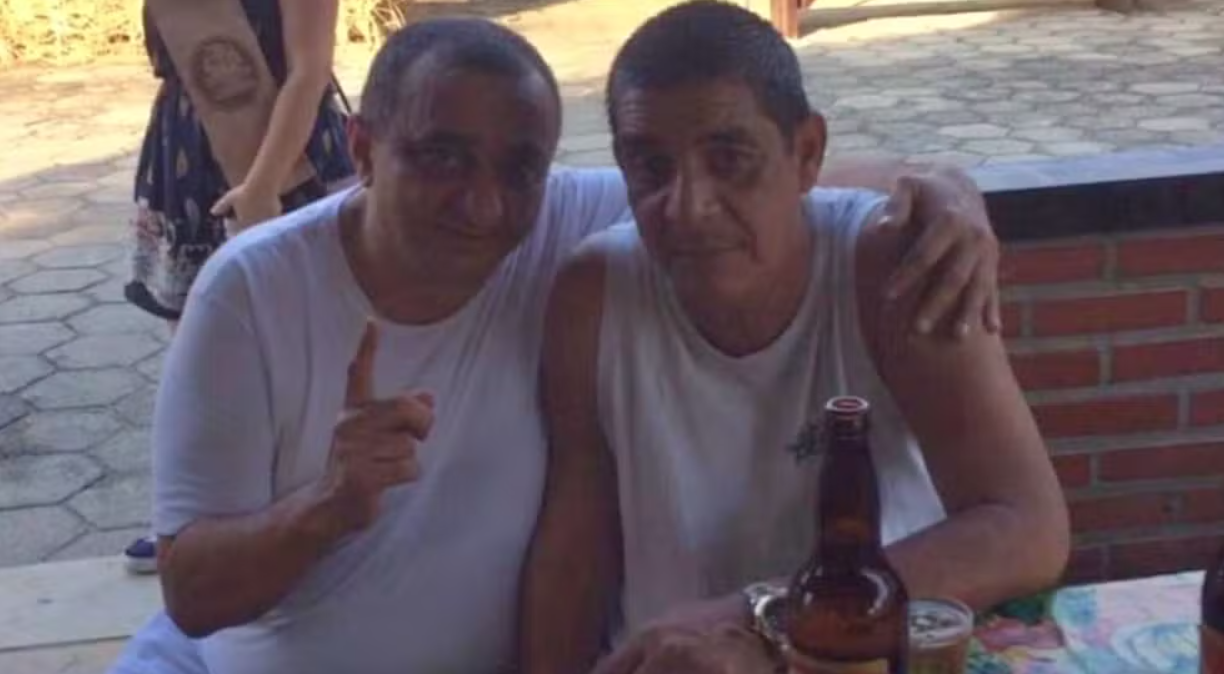 Os sambistas Paulo Onça e Zeca Pagodinho