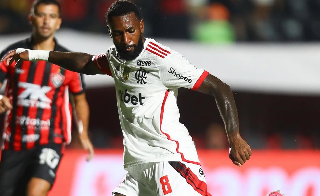 O atleta Gerson, do Flamengo