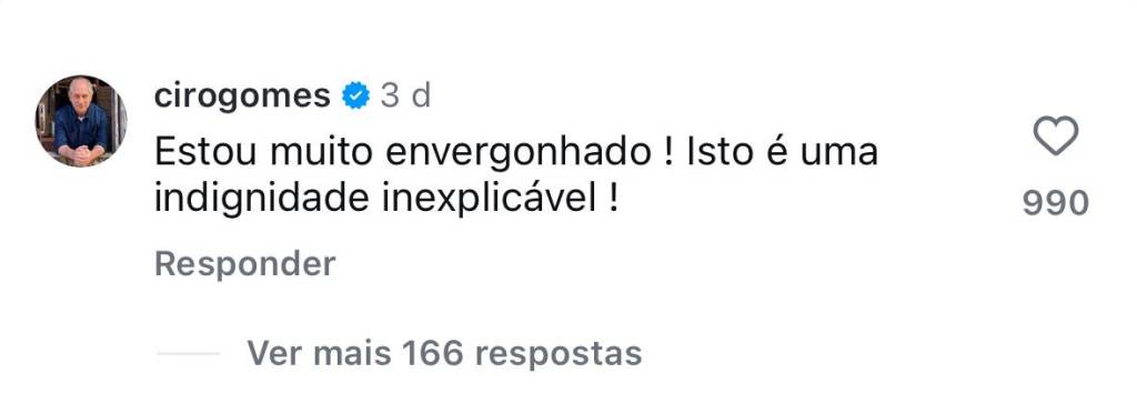 WhatsApp Image 2025-05-05 at 16.42.24 Ciro Gomes: ex-presidenciável criticou demissão de correligionário da pasta da Previdência