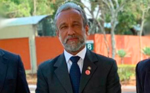 Wladimir Matos Soares O agente Wladimir Matos Soares, réu por tentativa de golpe de estado, em evento da PF em 2020