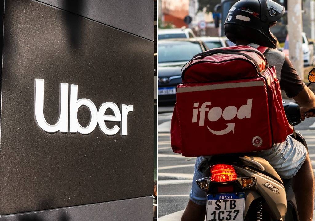 Empresas Uber e iFood
