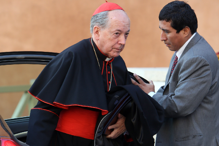 Cardeal Juan Luis Cipriani Thorne, em foto de 2013 //