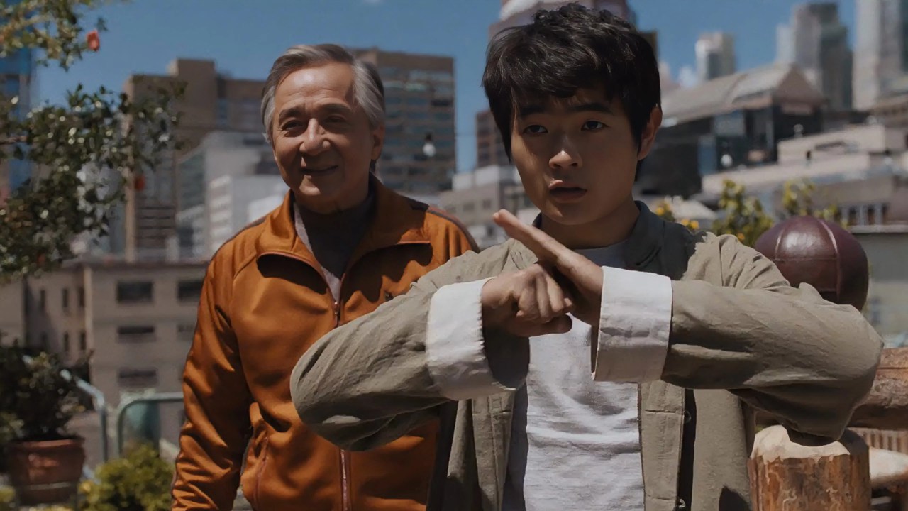 Jackie Chan e Ben Wang em 'Karate Kid: Lendas'