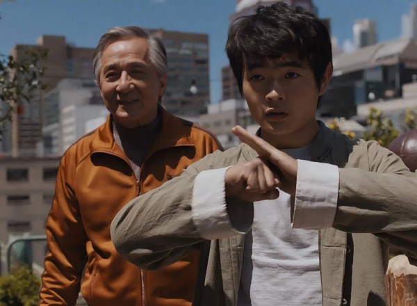 Jackie Chan e Ben Wang em 'Karate Kid: Lendas'