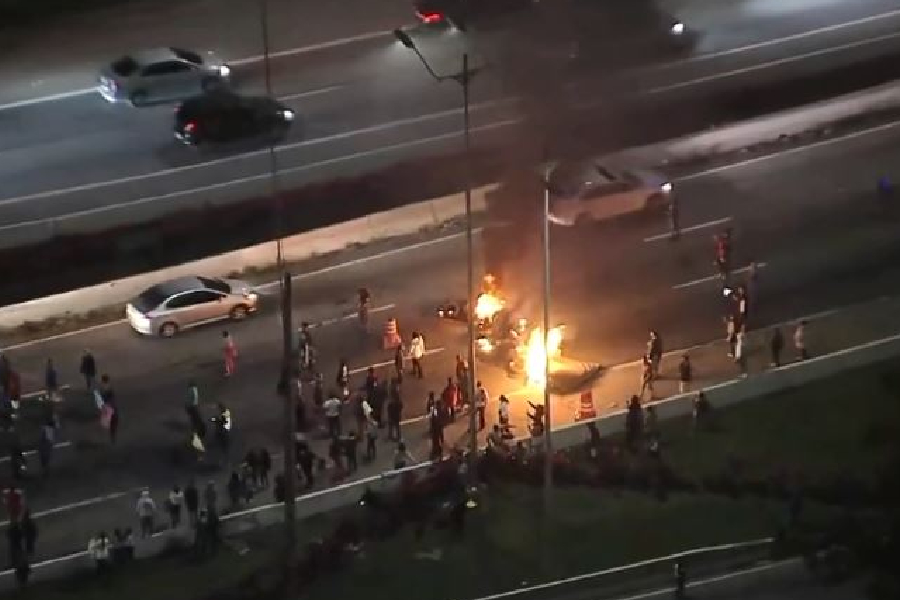 Protesto em SP