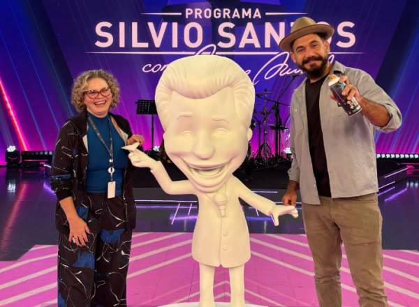 Cintia Abravanel e Eduardo Kobra