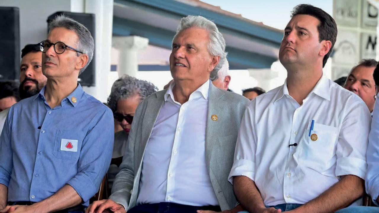 DE OLHO - Zema, Caiado e Ratinho Jr.: candidatos a herdar eleitores à direita