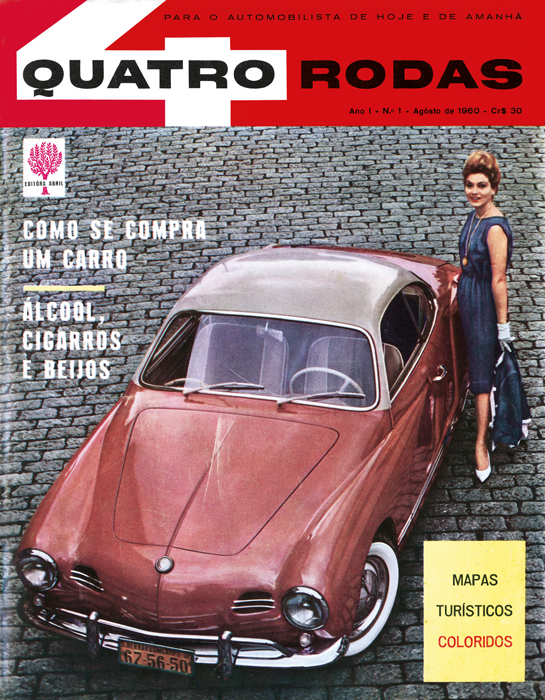 4R_ED_01-CAPA.jpg INÍCIO - A elegante edição inaugural, de 1960: apenas cinco veículos de produção nacional