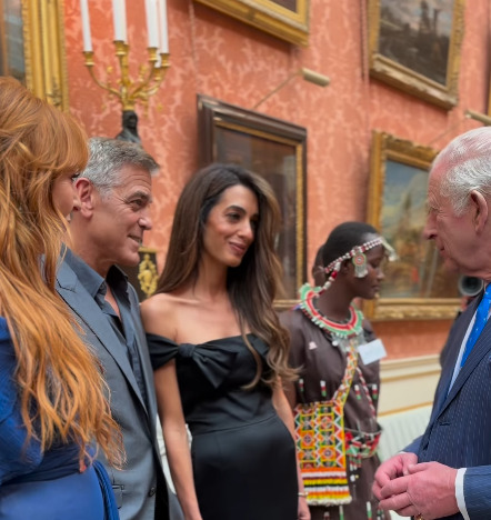 George Clooney e rei Charles III