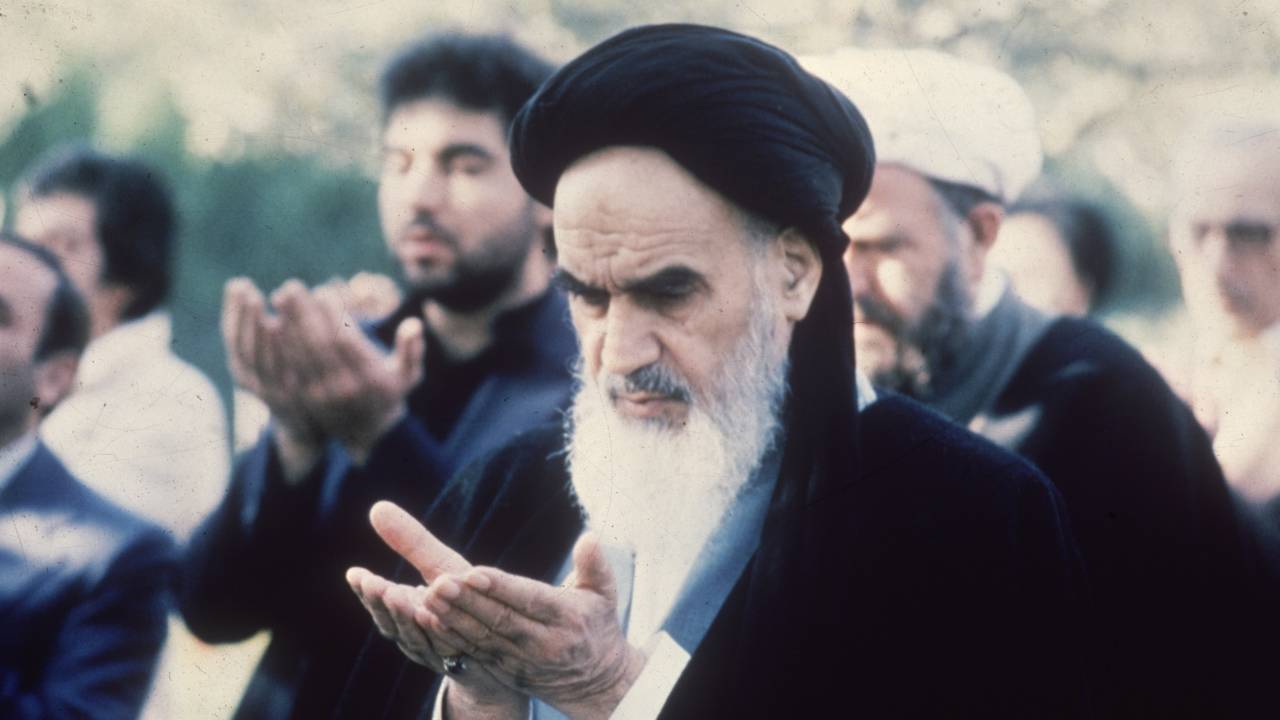 Aiatolá Ruhollah Khomeini em 1978