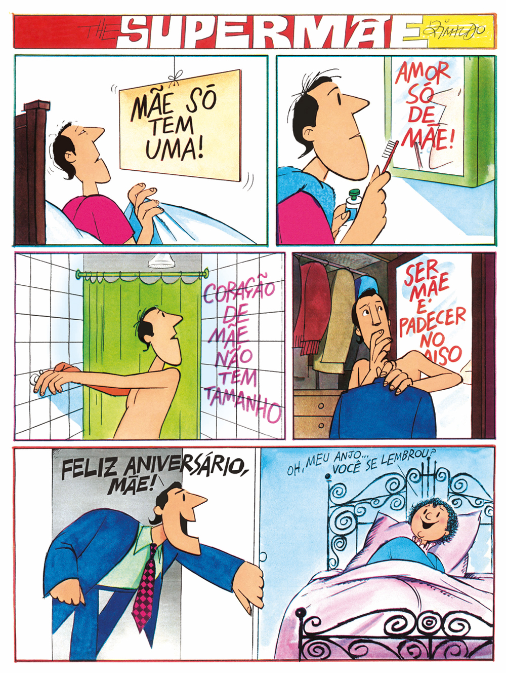 Supermae_.jpg SUPERMÃE - A personagem de Ziraldo ocupava a última página nos anos 1980: humor necessário