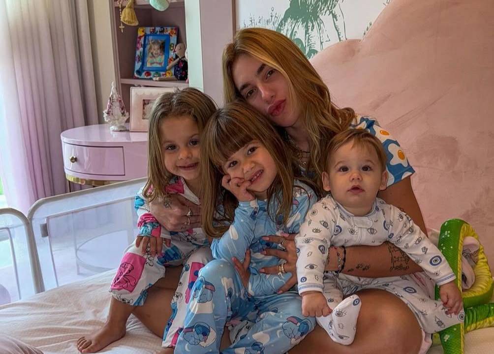 Virginia e filhos