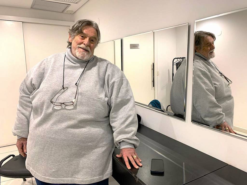 A impressionante transformação física de José de Abreu: quase 300 quilos