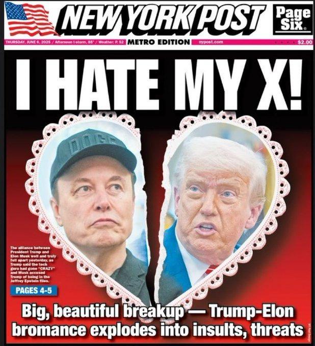 WhatsApp Image 2025-06-06 at 08.43.24 Capa sobre briga entre Donald Trump e Elon Musk.