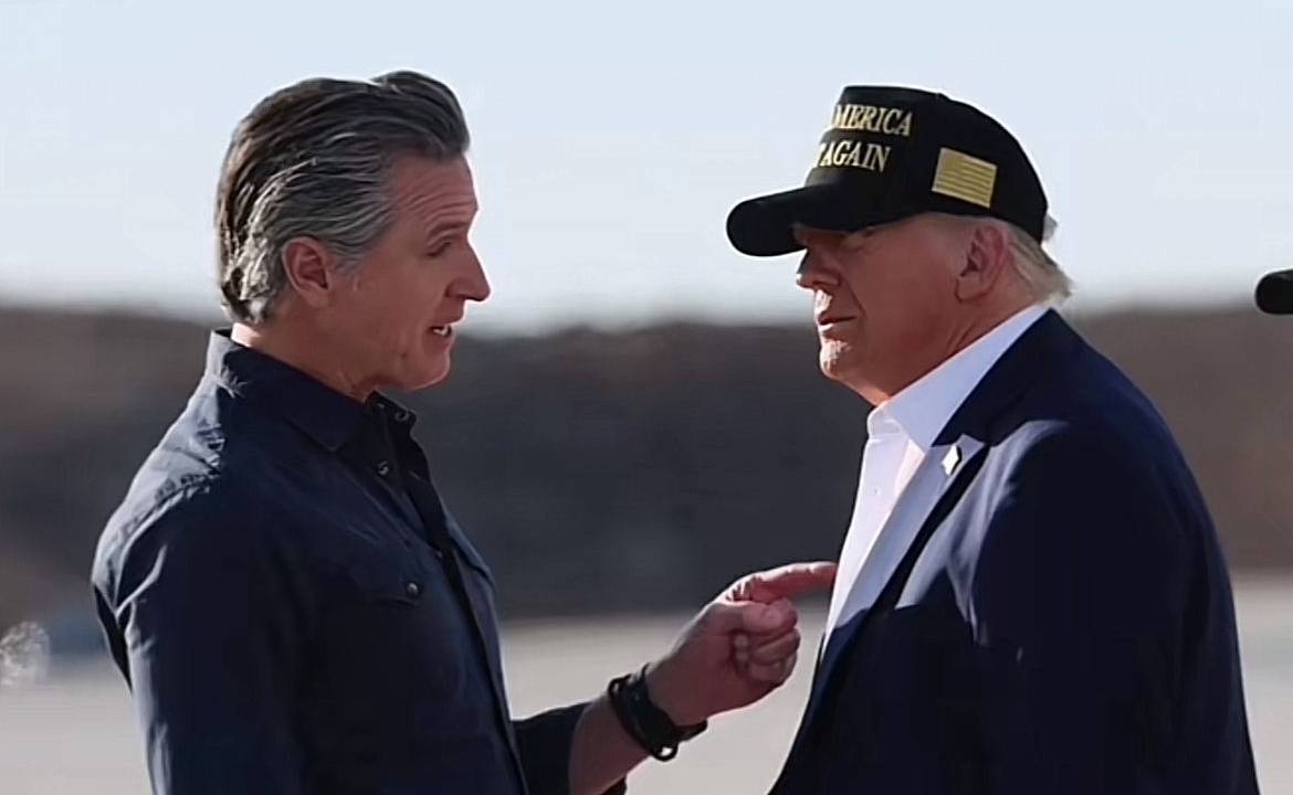 Gavin Newsom e Trump