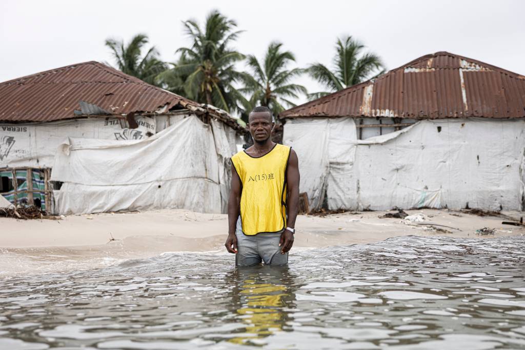 A ilha na África que está sendo tomada pelo avanço do mar