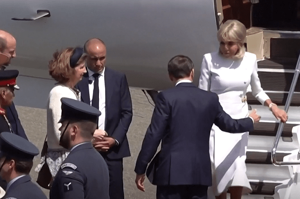 Macron e primeira-dama
