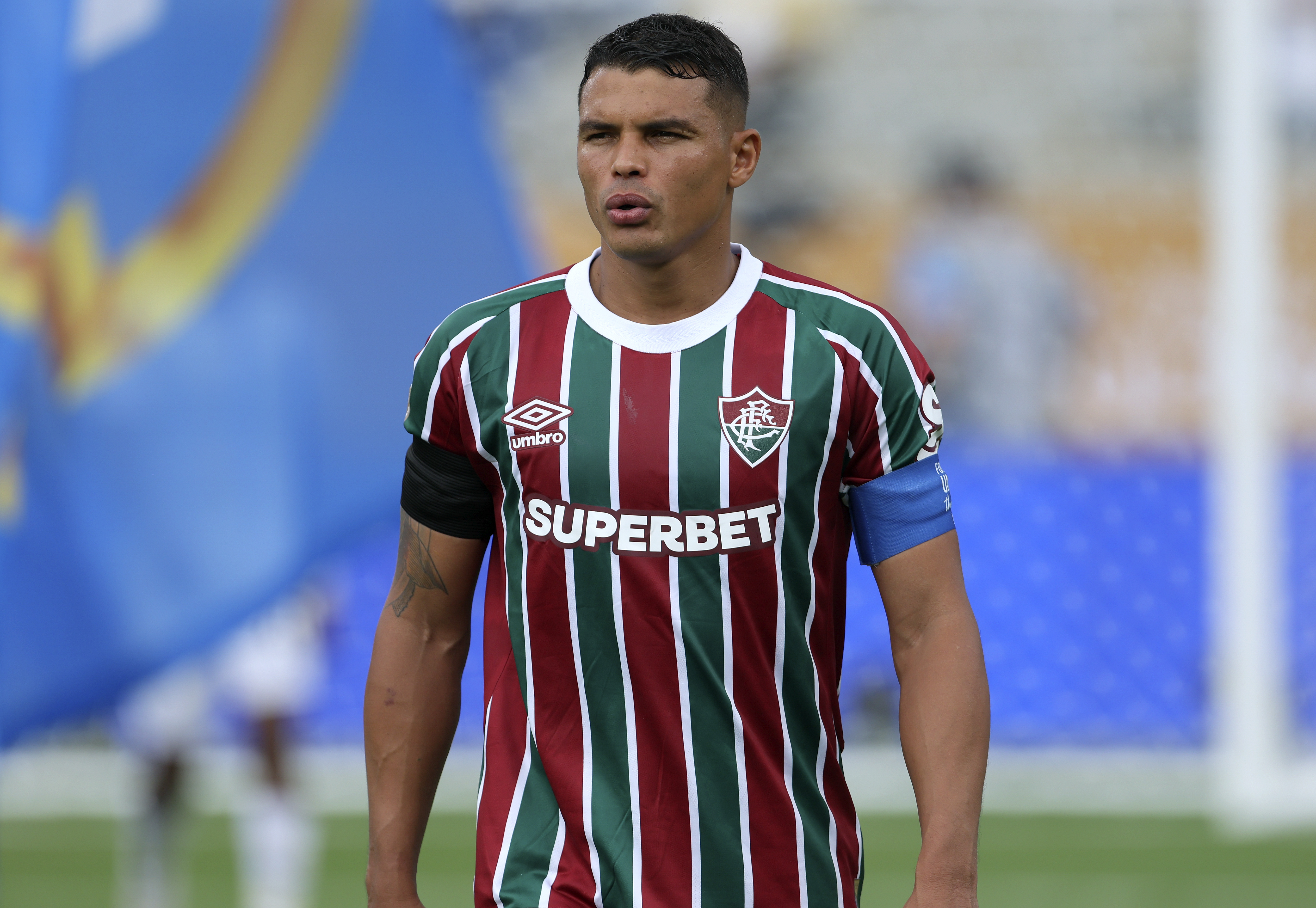 Thiago Silva, capitão do Fluminense