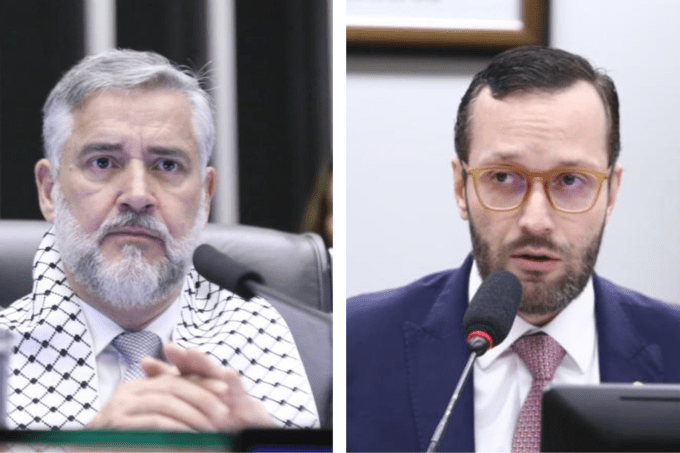 Paulo Pimenta e Filipe Barros; Câmara faz homenagem à Palestina e presta solidariedade a Israel no mesmo dia