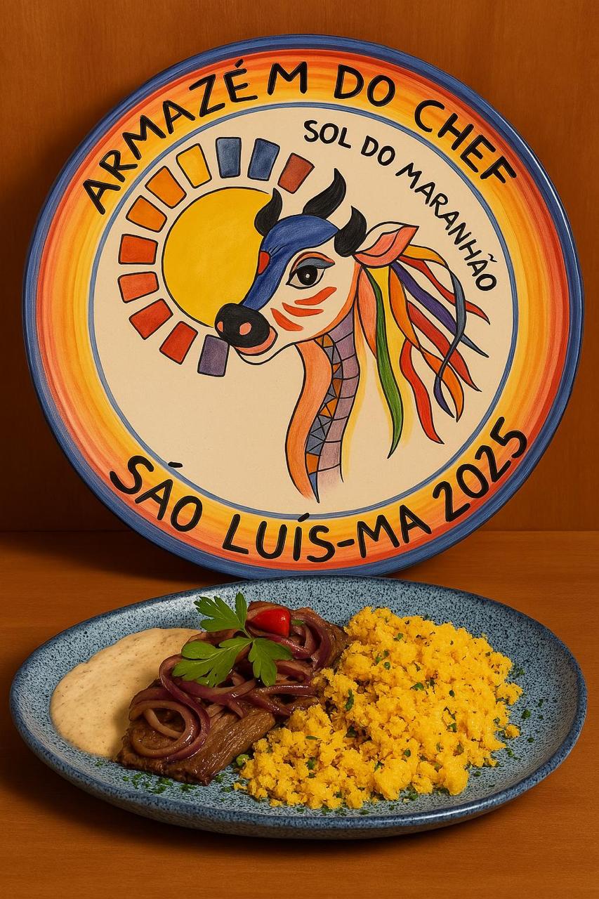 Prato da boa lembrança 2025. “Sol do Maranhão “ ( carne de sol de filé mignon com pirão de leite e farofa de banana)