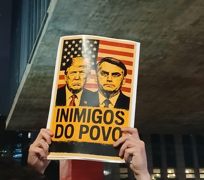 Tarifaço de Trump vira principal alvo de manifestação em São Paulo