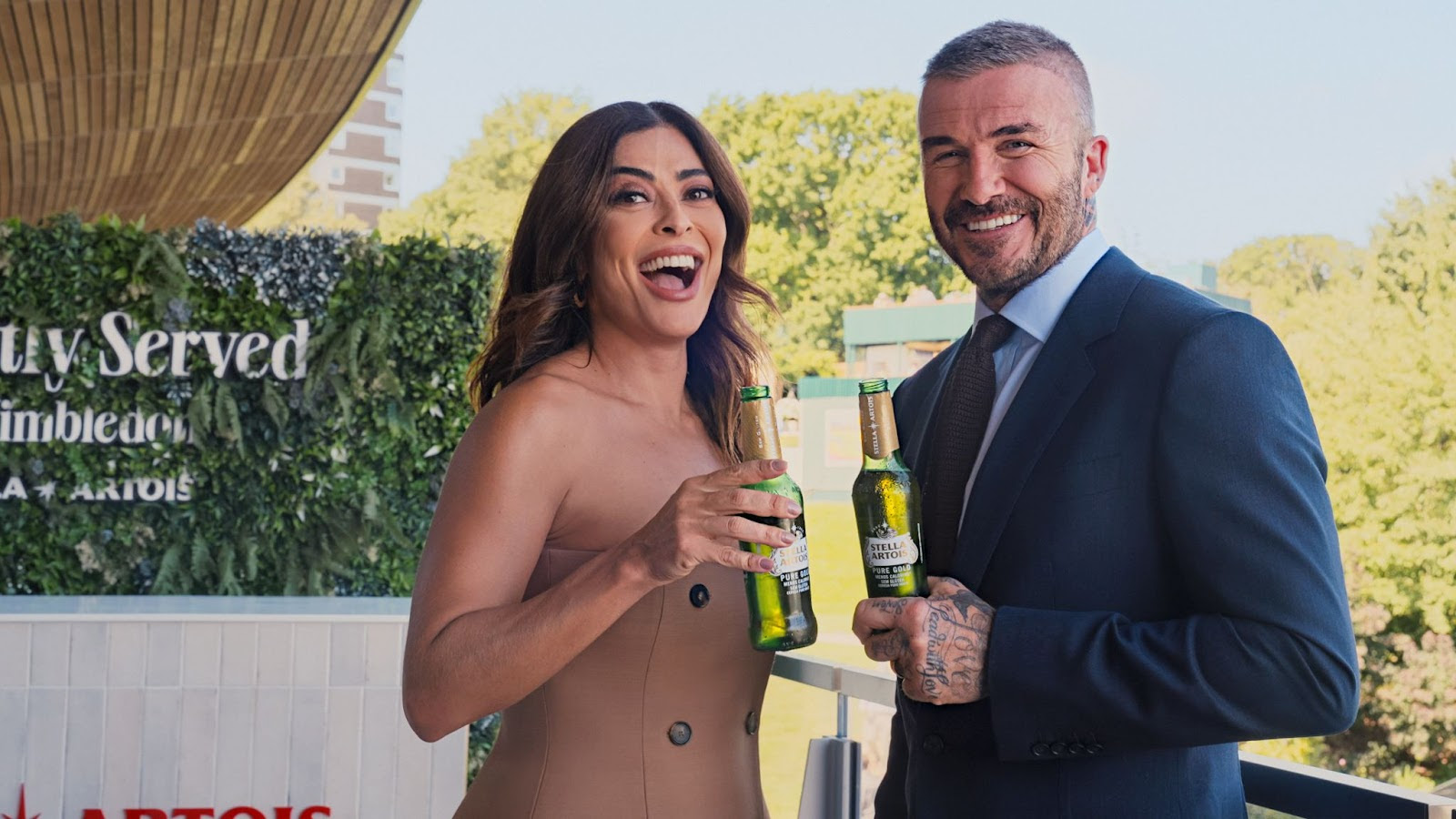 O inusitado encontro de Juliana Paes e David Beckham