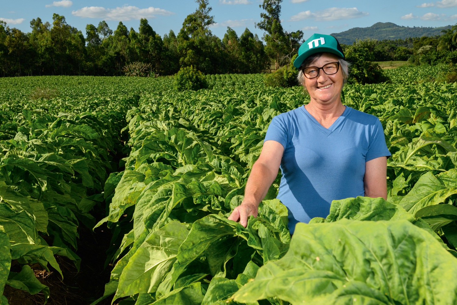 Agricultora que participa de programa da JTI: apoio &agrave; gest&atilde;o das fazendas