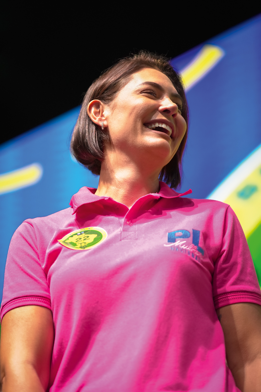 2D-(3)-MICHELLE-BOLSONARO—Natal-ago-2025-a.jpg LIVRE - Michelle Bolsonaro, em Natal, na reunião em que atacou Lula: única do clã que segue circulando pelo país