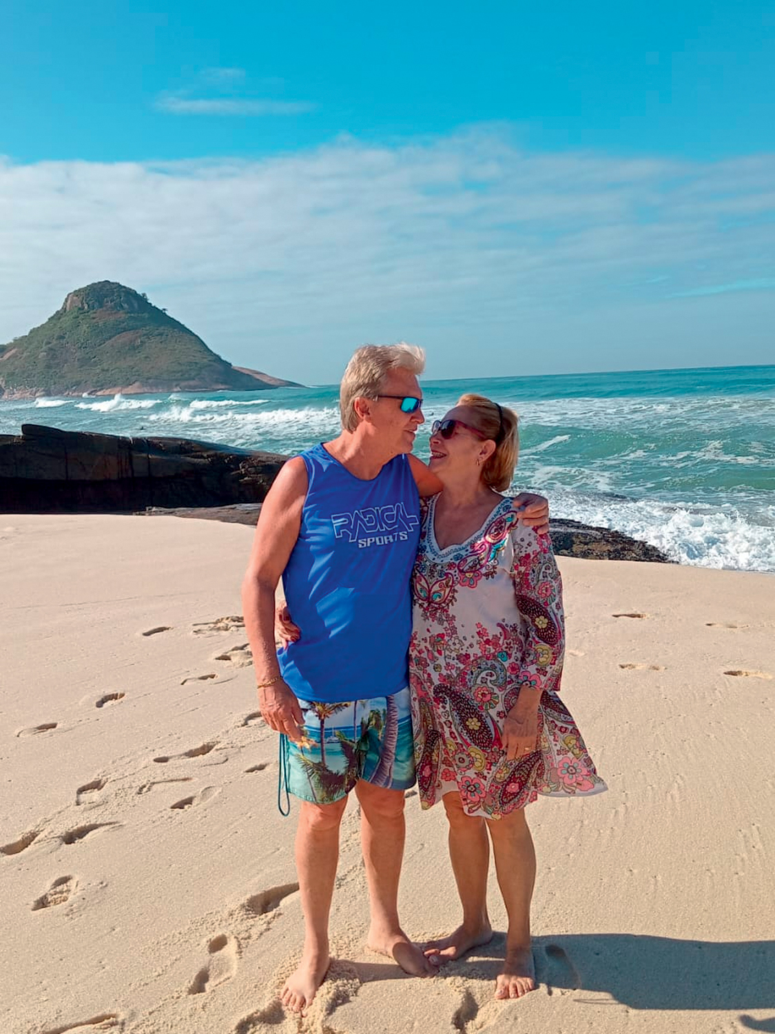 DEU MATCH -&ensp;Armando Alves, 71, e Ana Maria, 68: eles se aventuraram no app e n&atilde;o se desgrudaram mais