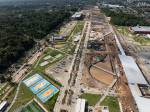 Parque da Cidade, principal sede da COP30, em construção em Belém. A cidade acelera obras e busca ampliar a rede hoteleira para receber o evento
