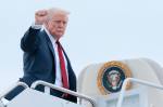 President Trump Travels To Bedminster For The Weekend
