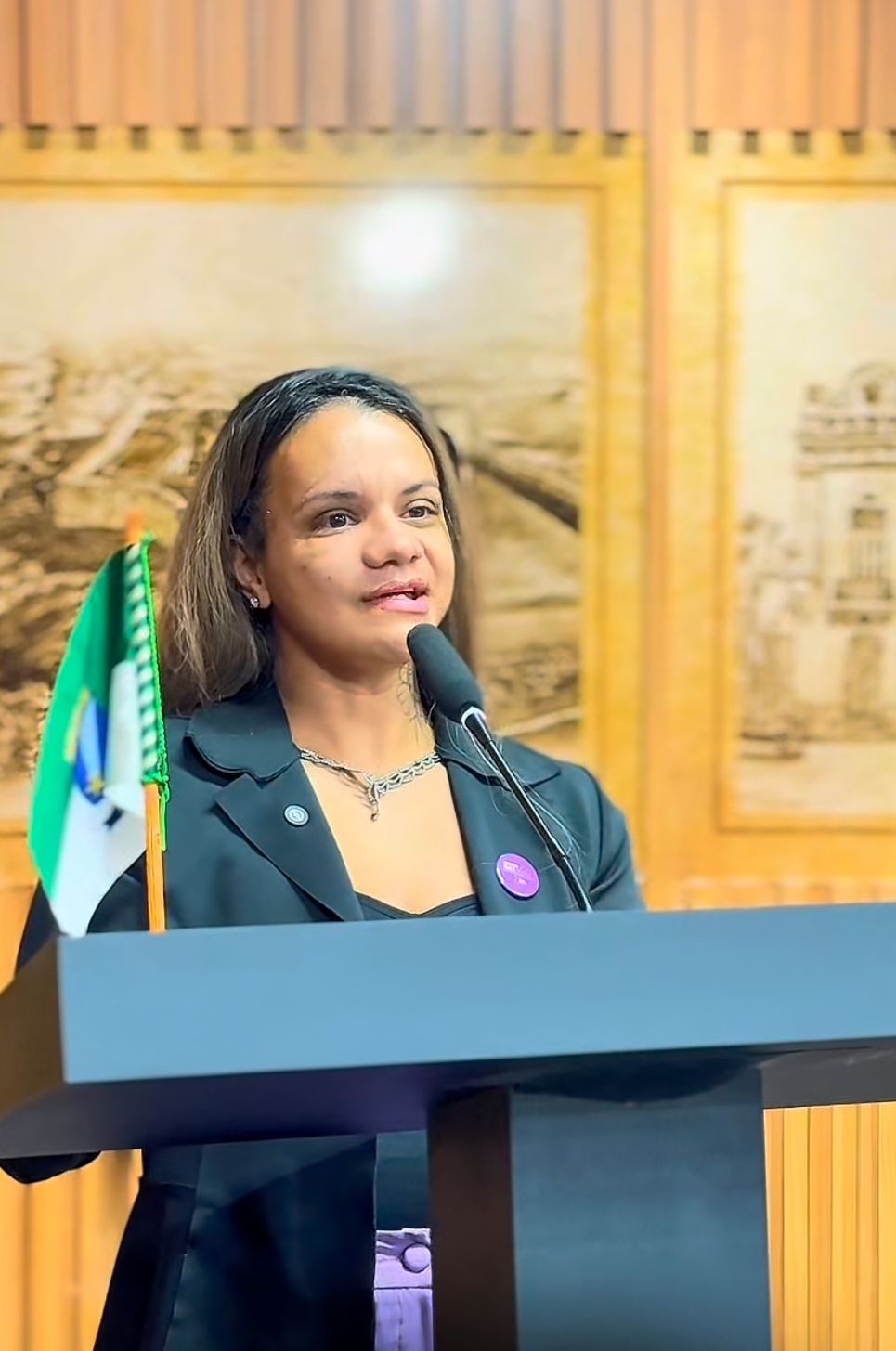 Mulher agredida com 61 socos pelo namorado recebe homenagem: ‘Se eu me levantei, outras também podem’