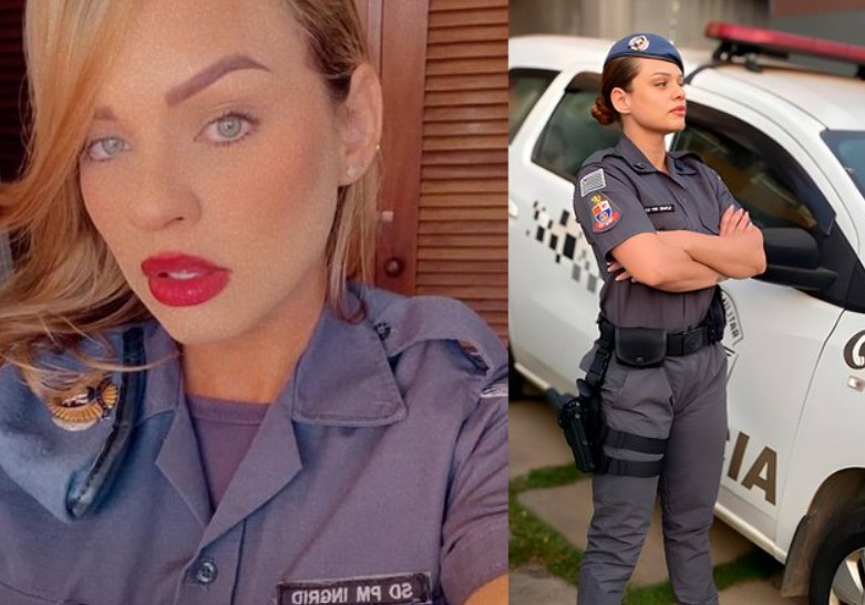 A policial militar que vai concorrer ao título de miss