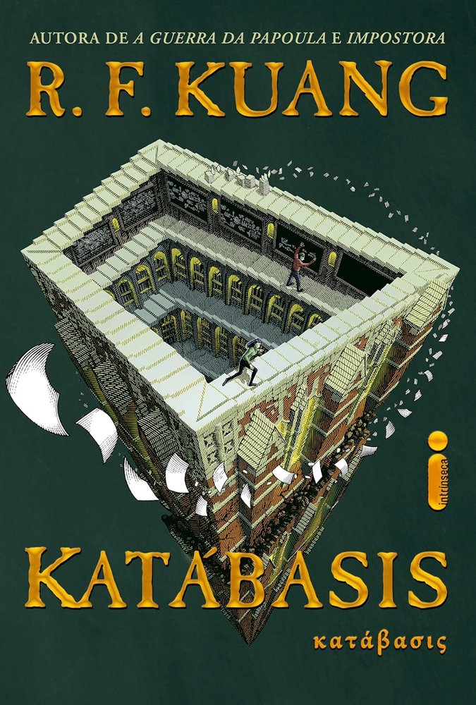 Katábasis, de R.F. Kuang (tradução de Marina Vargas; Intrínseca; 480 páginas; R$ 59,75 e R$ 42,21 em e-book)