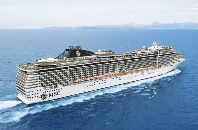Cruzeiro por 3 dias MSC Splendida Navio de cruzeiro