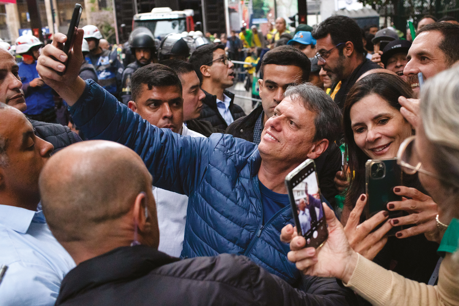 PLANO A -&ensp;Tarc&iacute;sio de Freitas: o governador de S&atilde;o Paulo &eacute; tido como a melhor op&ccedil;&atilde;o da direita para enfrentar o petista